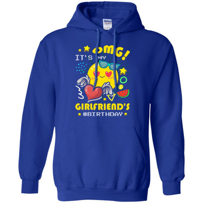 Boyfriend T-shirt Omg It's My Girlfriend's #birthday Royal
