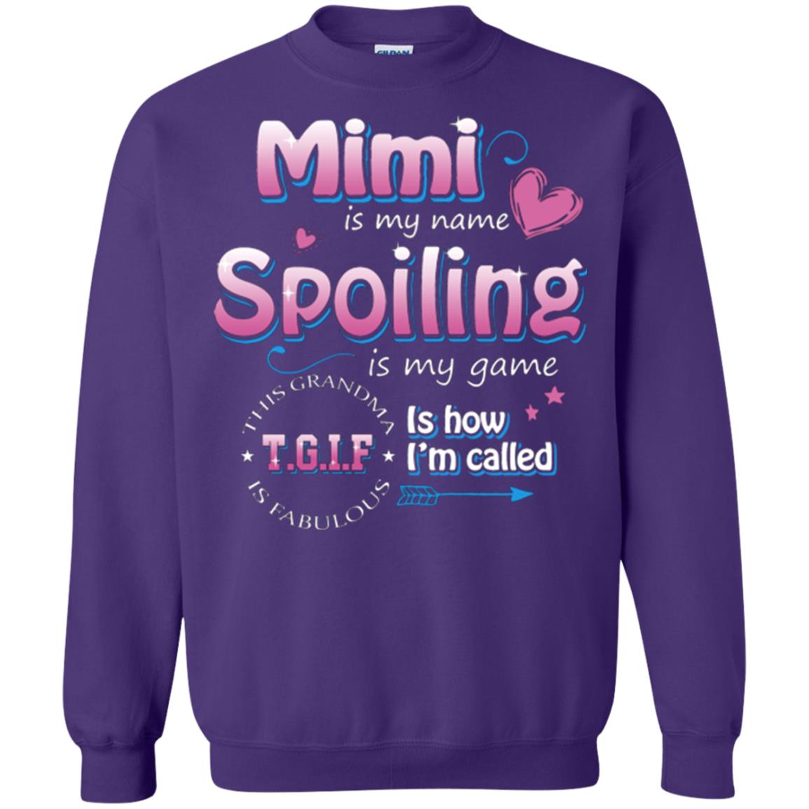Mimi Is My Name Spoiling Is My Game Tgif I How I Called Mimi Shirt Purple