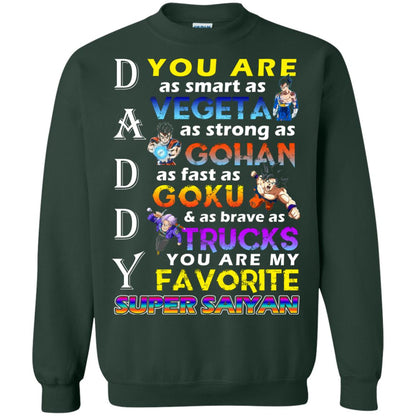 You Are As Smart As Vegeta Daddy T-shirt Forest Green