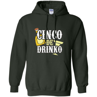 Funny Cinco De Mayo Drinko Celebration T-shirt Forest Green