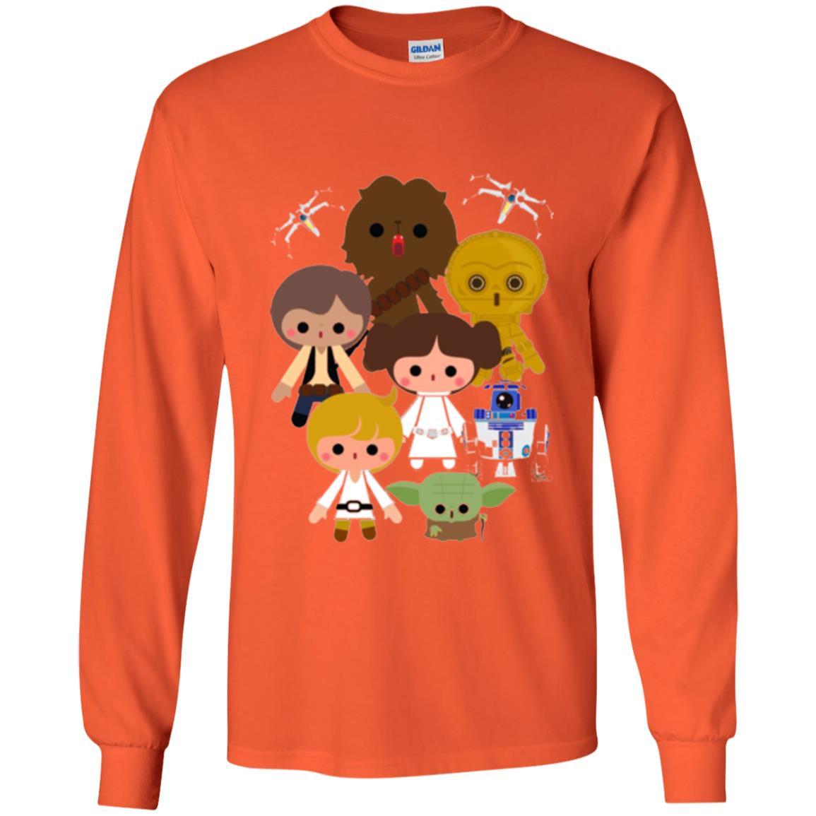 Film T-shirt Cute Kawaii Style Heroes Graphic Orange