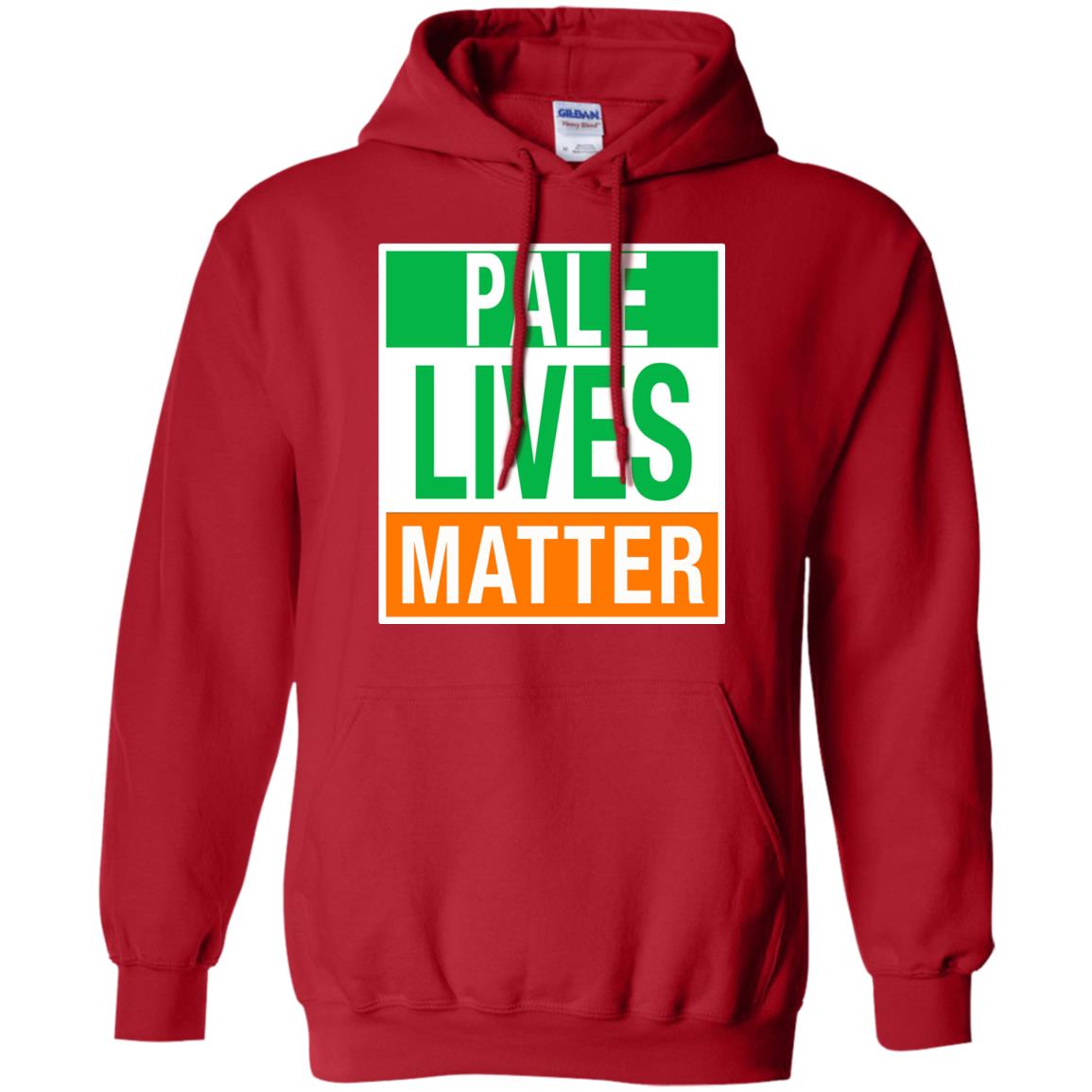 Saint Patrick_s Day T-shirt Pale Lives Matter Red