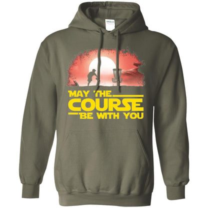 May The Course Be With You T-shirt Military Green