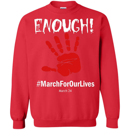 Enough March For Our Lives March 24 Gun Control T-shirt Red