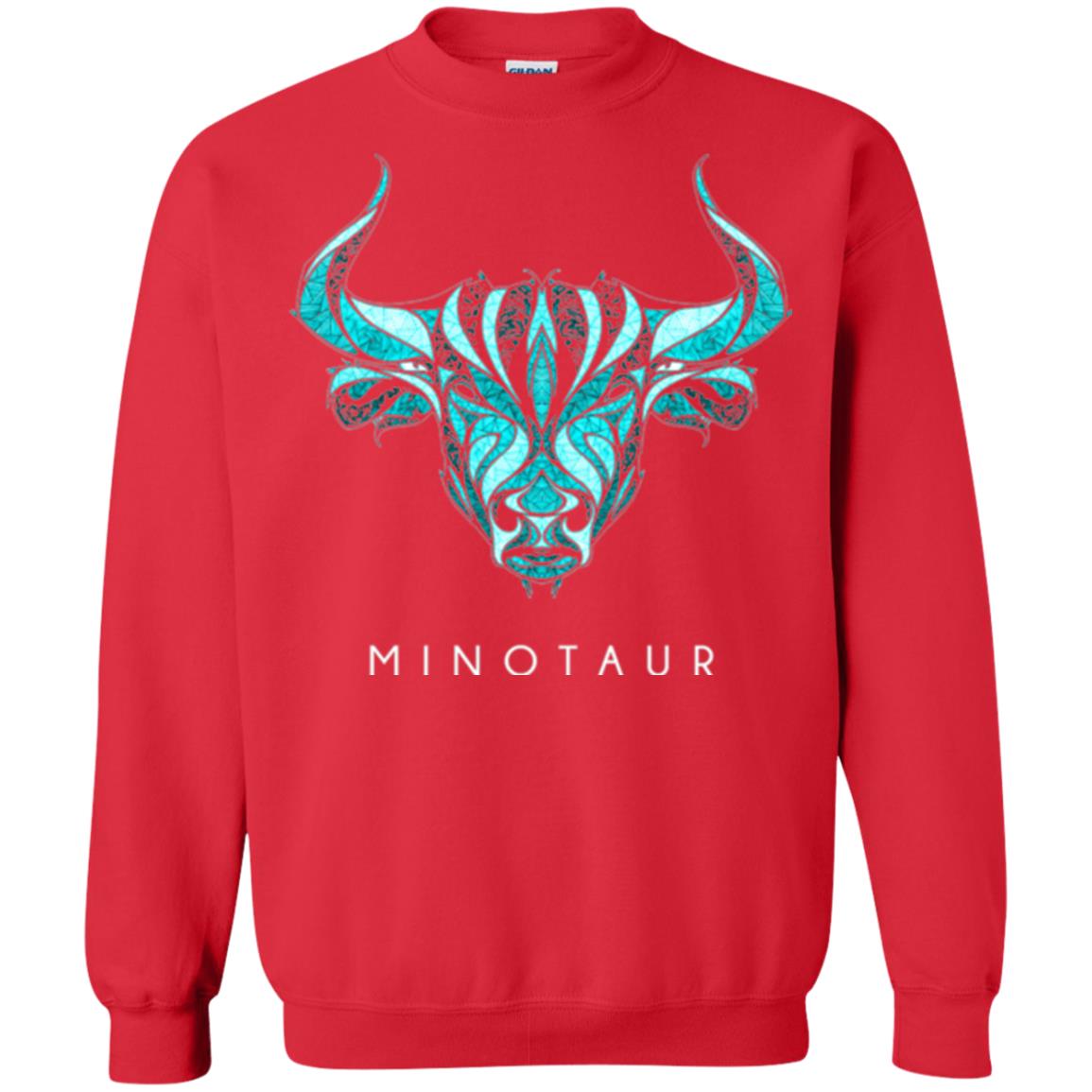 Greek Mythology Lover T-shirt Minotaur T-shirt Red