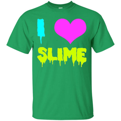 I Love Slime T-shirt Irish Green