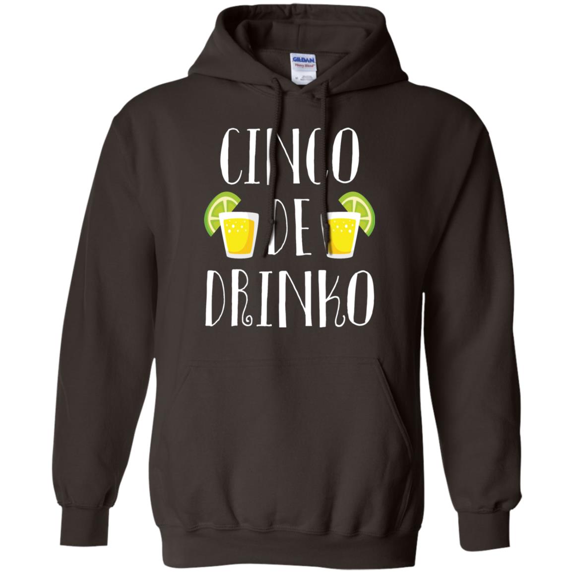 Cinco De Mayo Drinko Drink Lover Shirt Dark Chocolate
