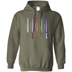 Harry Potter Lightsaber Wands Movie Fan T-shirtG185 Gildan Pullover Hoodie 8 oz.