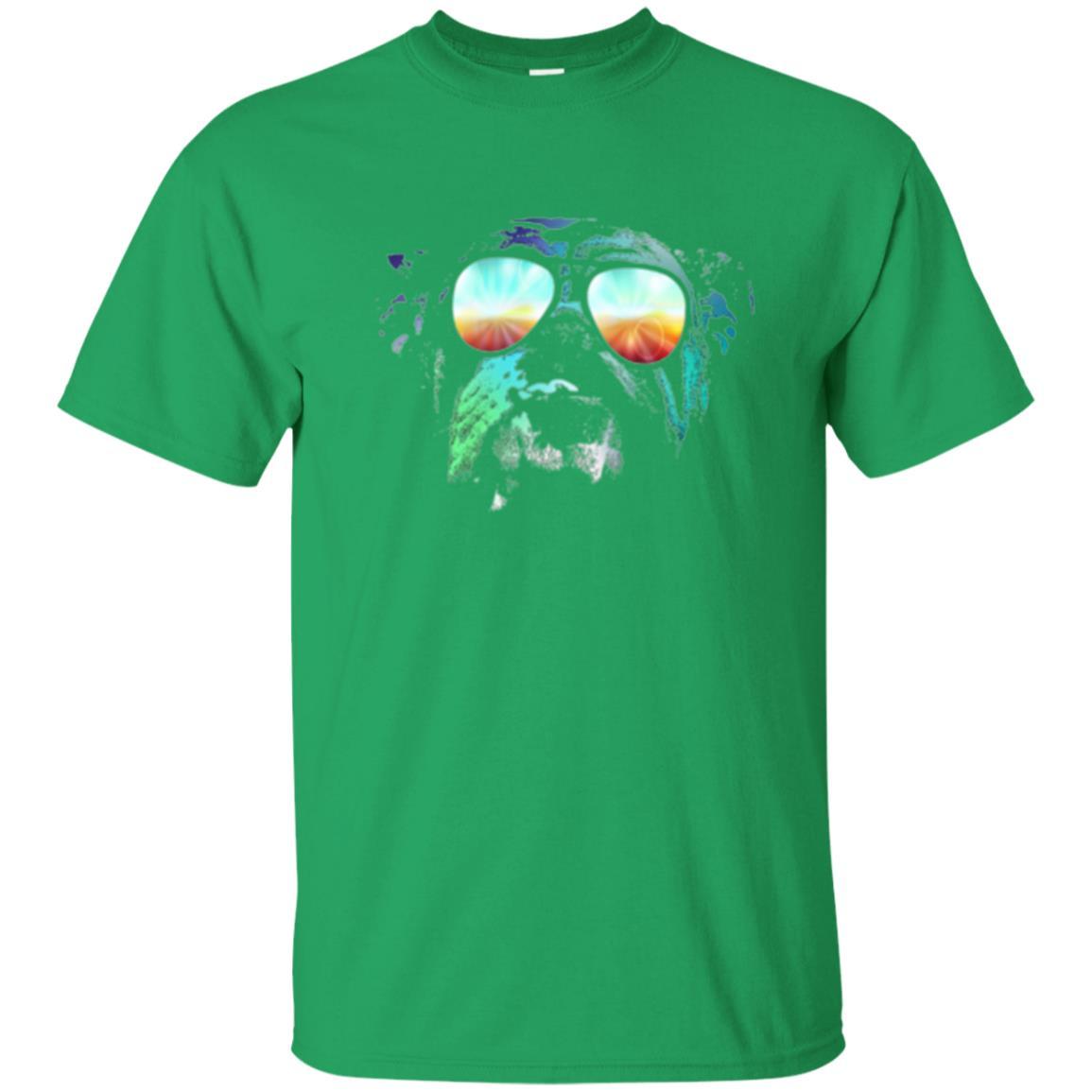 Pitbull Lover T-shirt English Bulldog Neon Dog T-shirt Irish Green
