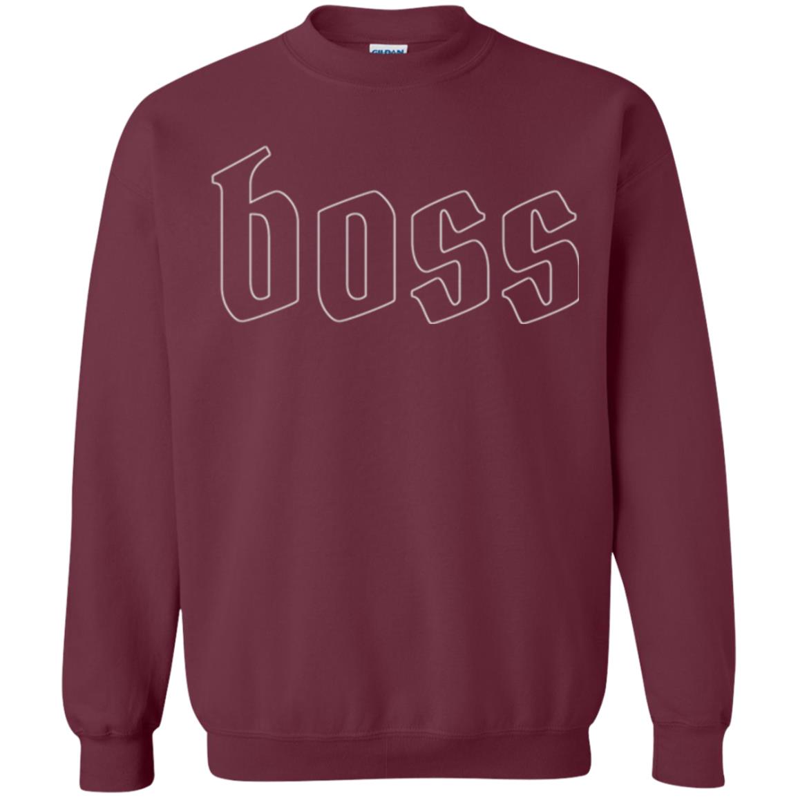 Boss Urban Style Graphic T-shirt Maroon