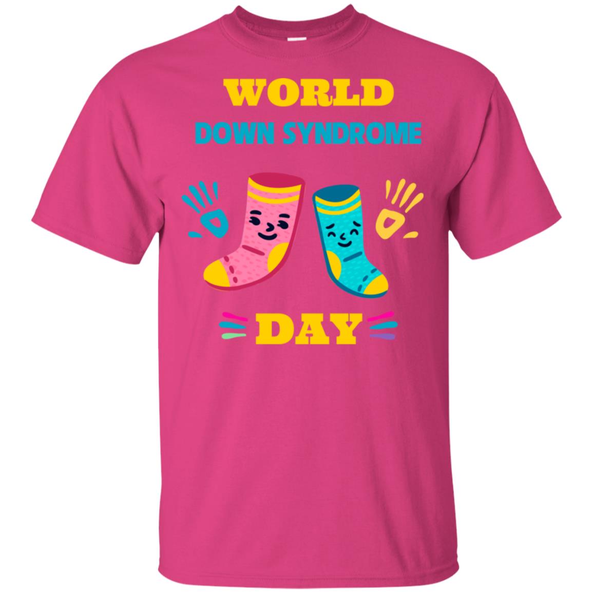 World Down Syndrome Day Hands And Stocks Shirt Heliconia