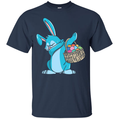 Easter Bunny Dab Easter Shirt Navy