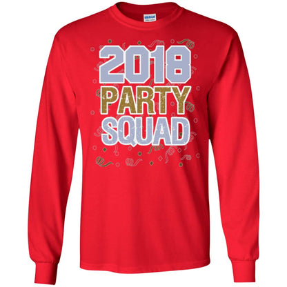 New Years Eve 2018 T-shirt Party Squad Red