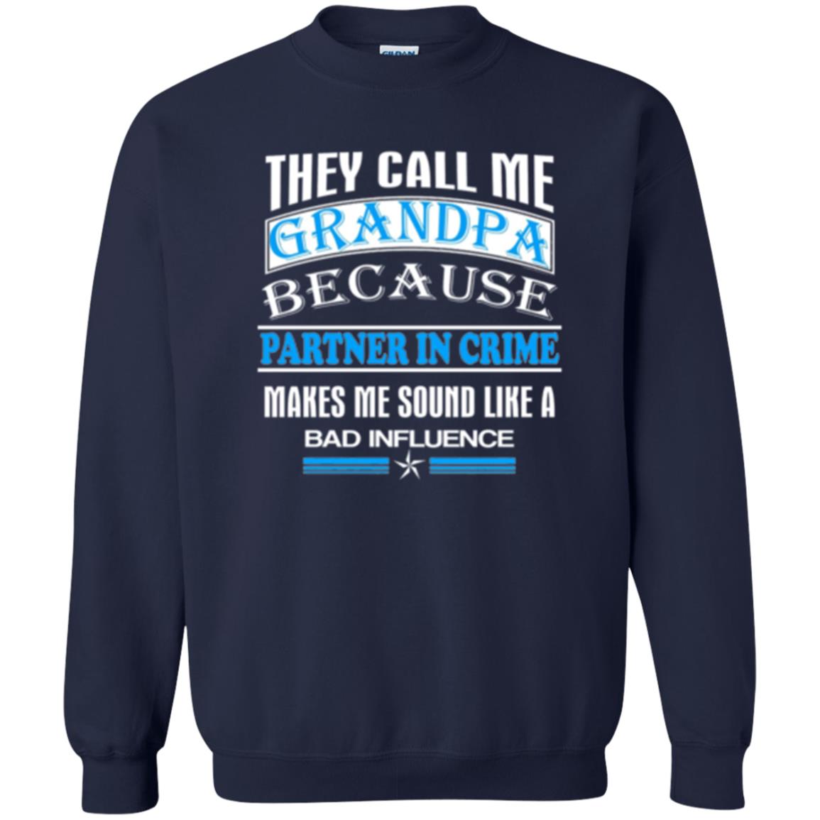 Family T-shirt They Call Me Grandpa Navy