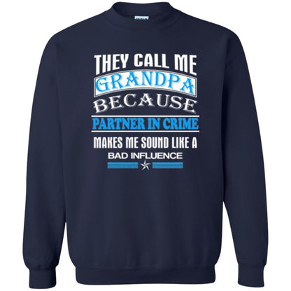 Family T-shirt They Call Me Grandpa Navy