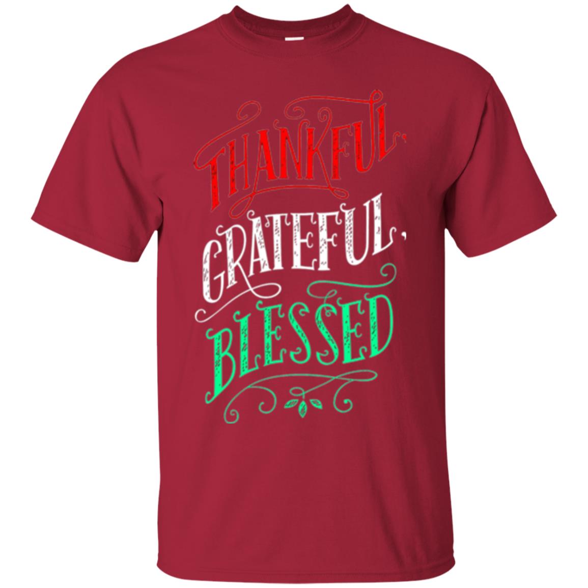 New Year T-shirt Grateful Thankful Blessed Cardinal