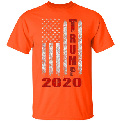 American Flag Vintage Design Trump 2020 T-shirt Orange