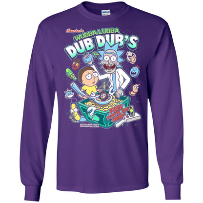 Movie T-shirt Wubba Luba Dub Dub_s Cereal Purple