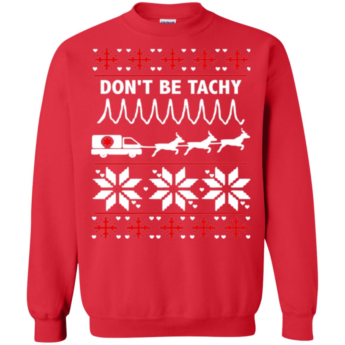 Cardiac Nurse T-shirt Don_t Be Tachy Red