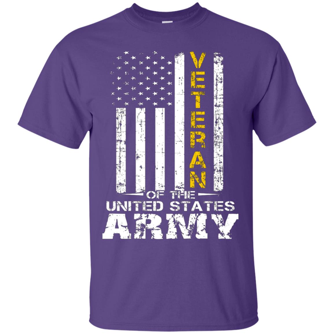 Veteran Of United States Us Army Premium Shirt Purple