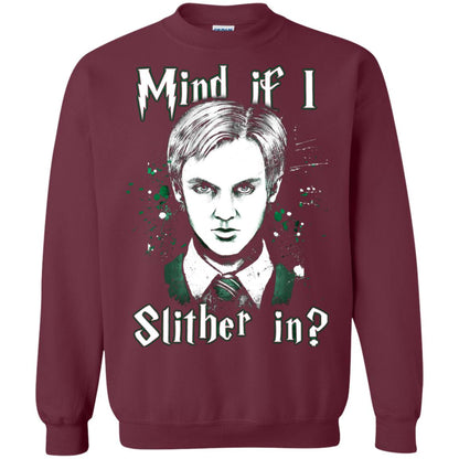 Mind If I Slither In Slytherin House Harry Potter Shirt Maroon