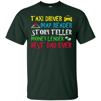 Story Teller Money Lender Best Dad Ever Daddy T-shirt Forest