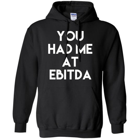 Accounting Cpa T-shirt You Had Me At Ebitda Black