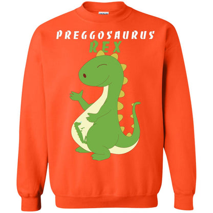 Dinosaur Pregnancy Pregosaurus Shirt Orange