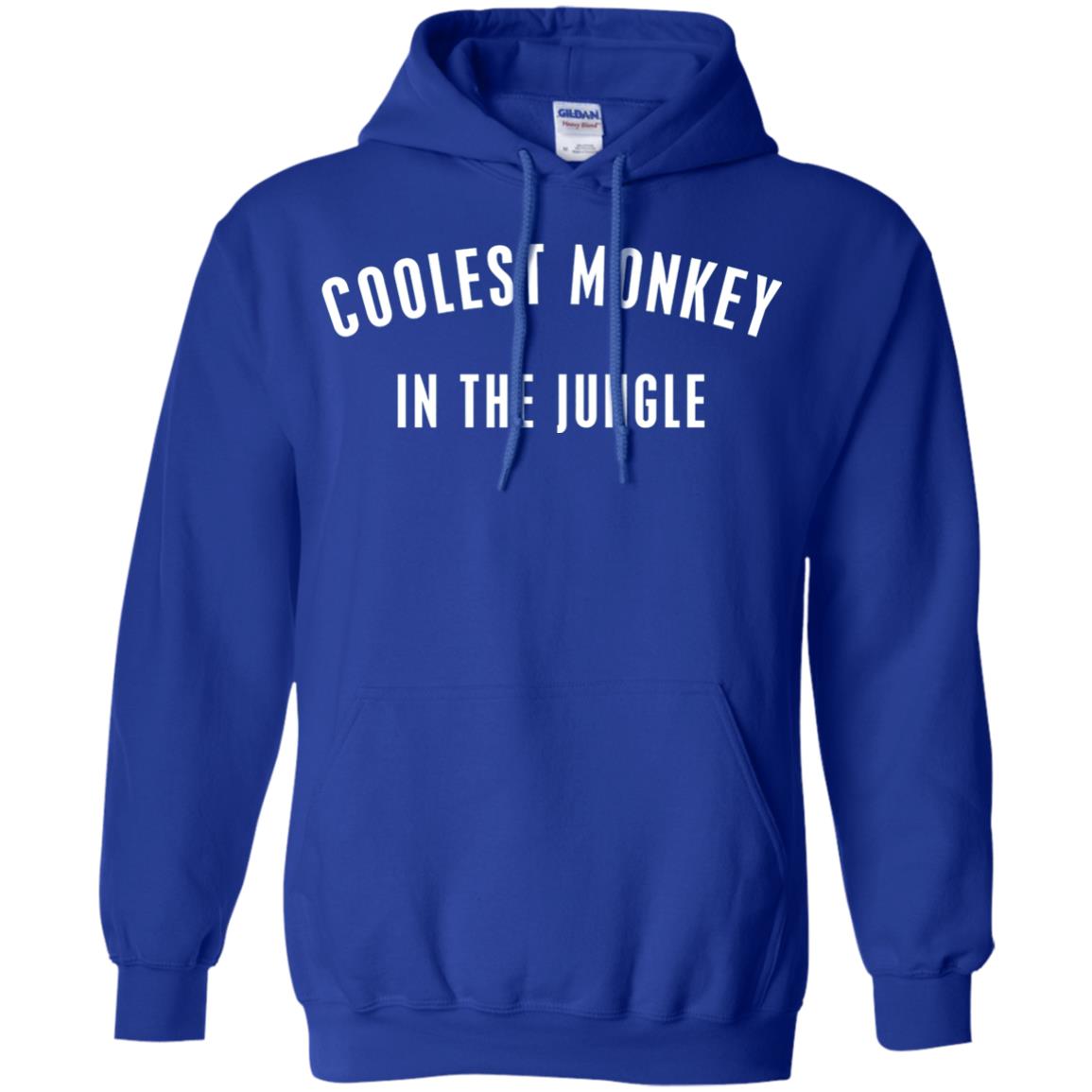 Monkey T-shirt Coolest Monkey In The Jungle Royal
