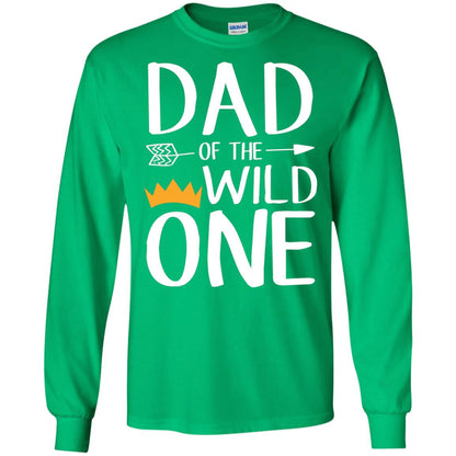 Dad Of The Wild One Thing 1st Birthday Shirt Irish Green