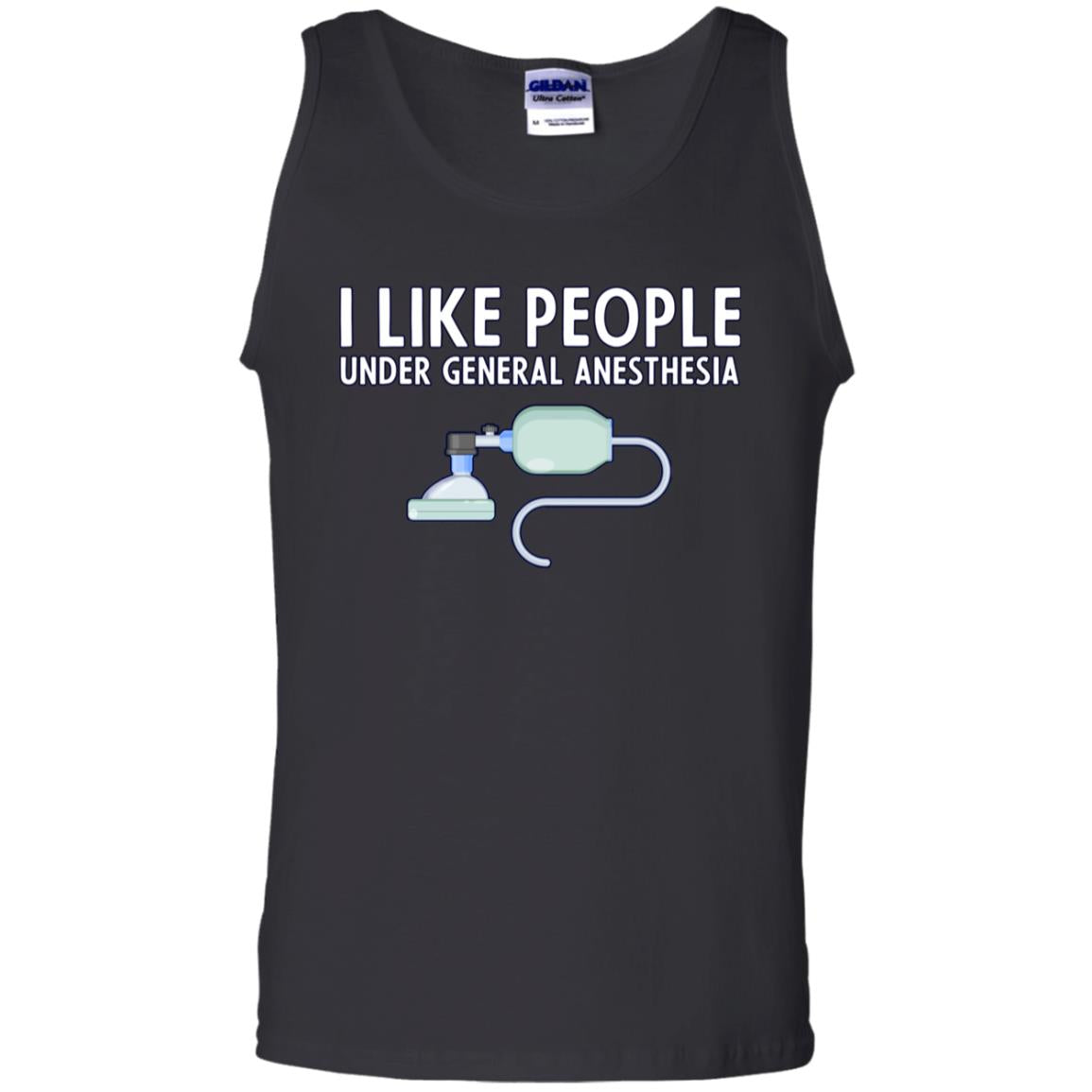 I Like People Under General Anesthesia Funny Saying Shirt Black