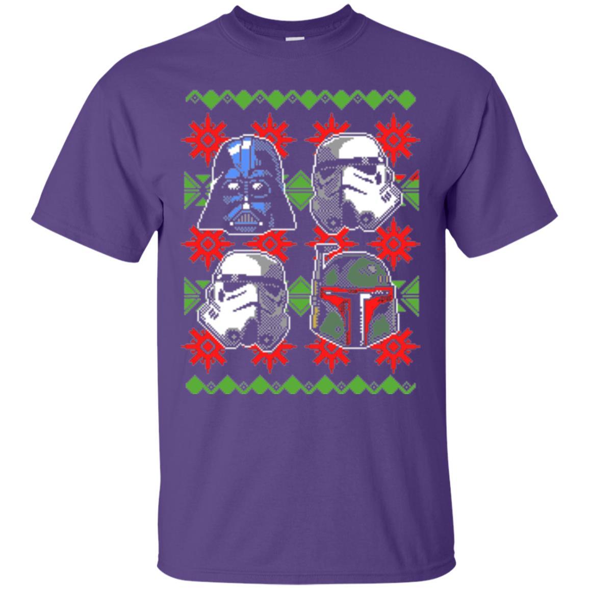 Film T-shirt Christmas Sweater Empire Helmets Purple