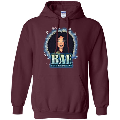 Bae Shirt Black And Educated Maroon