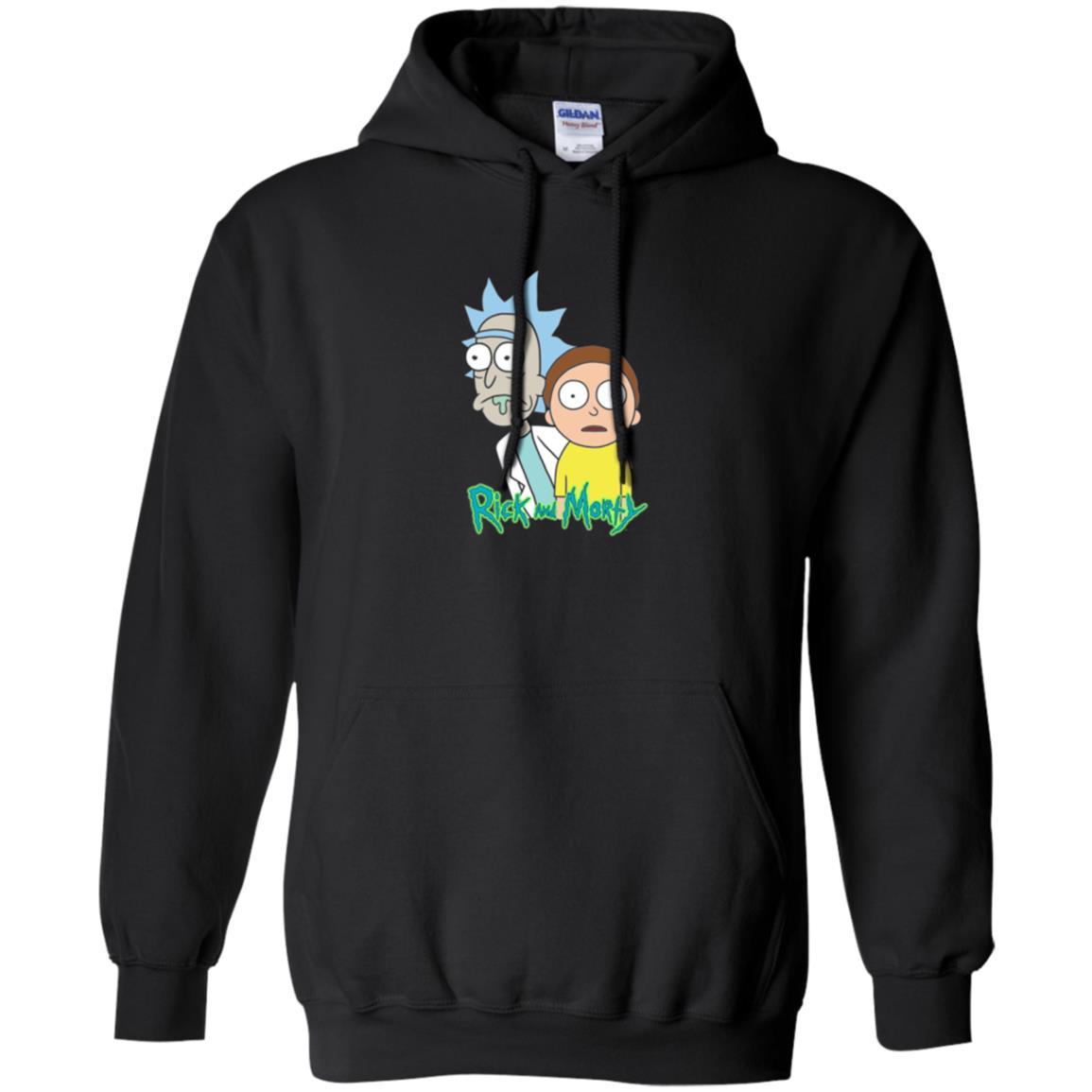 Film T-shirt Rick And Morty Stunned Black