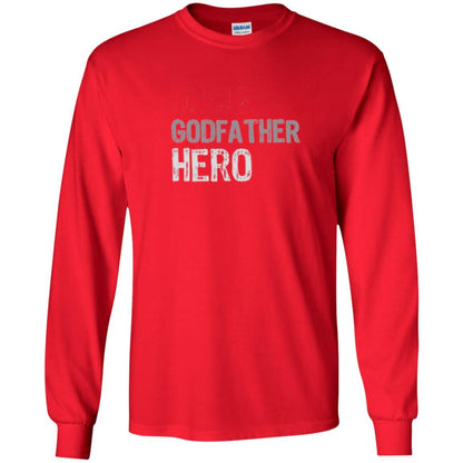 Daddy T-shirt Uncle Godfather Hero T-shirt Red
