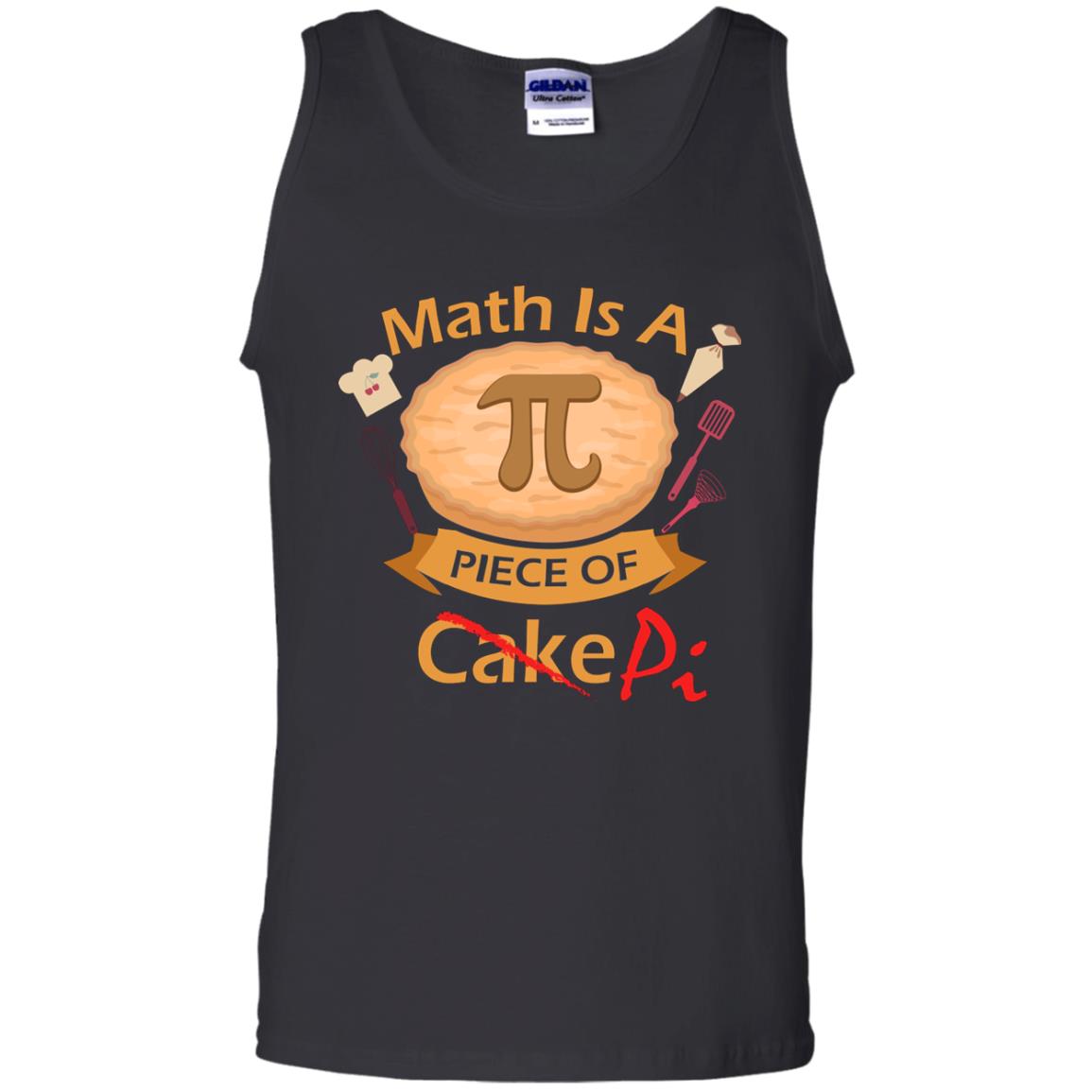 Math Is A Piece Of Pi Funny Pi Day T-shirt For Math Lover Black