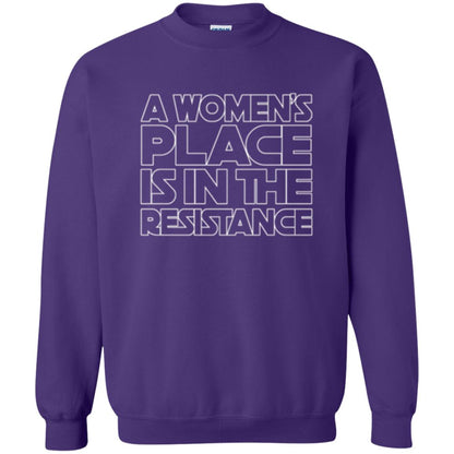 Women_s Resistance T-shirt A Women_s Place Is In The Resistance Purple