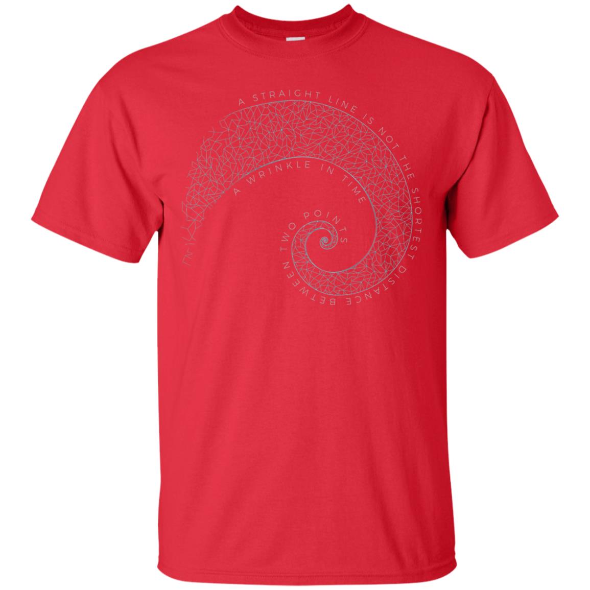 A Wrinkle In Time A Straight Line Movie Lover T-shirt Red