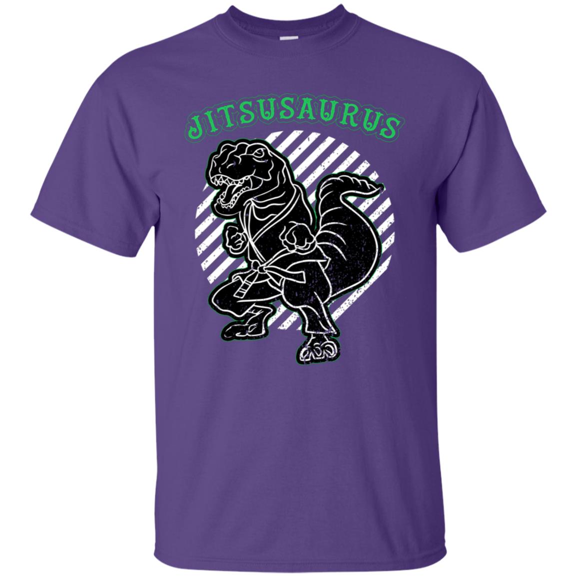 Jitsusaurus Jujutsu Saurus Shirt Purple
