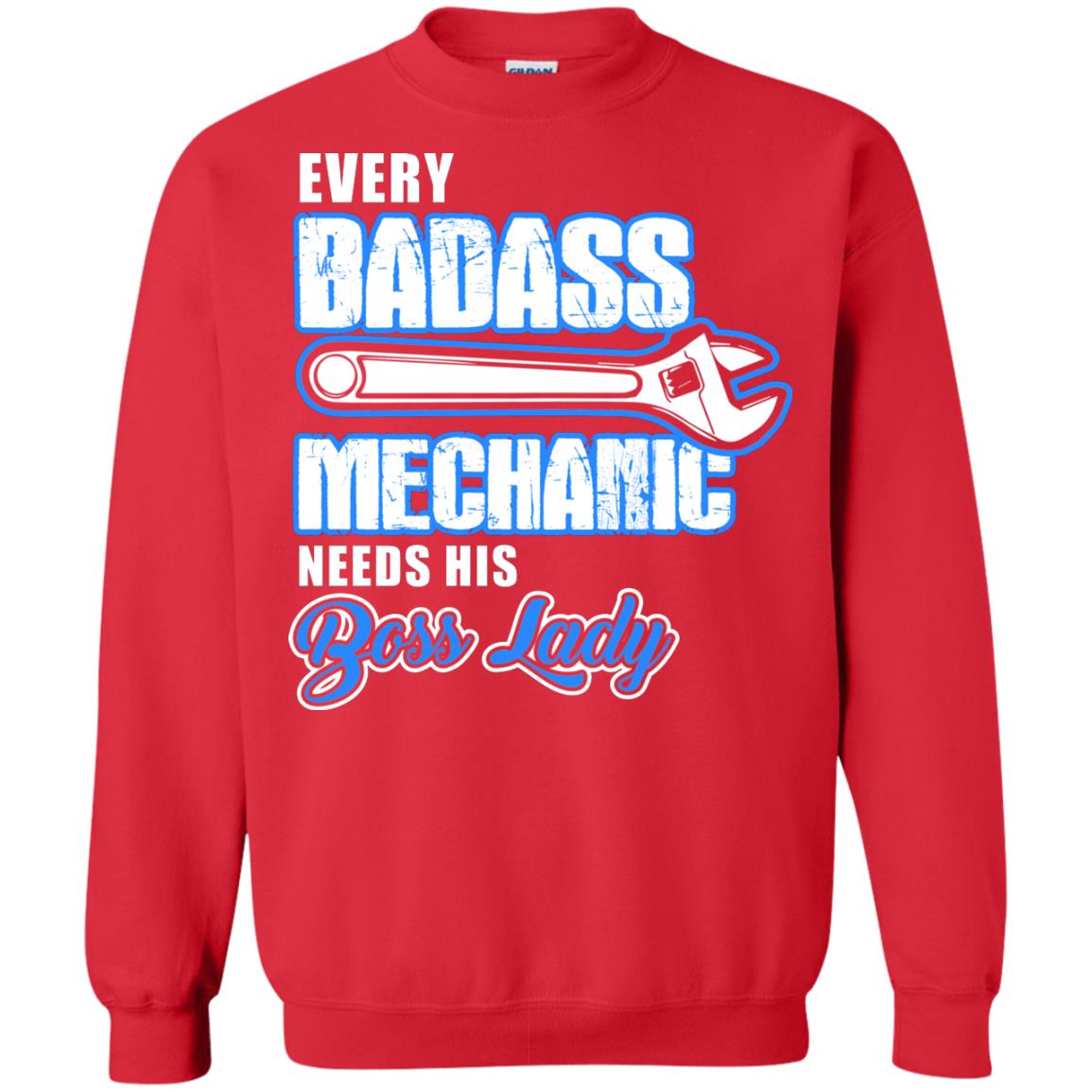Every Badass Mechanic Needs His Boss Lady Shirt Red