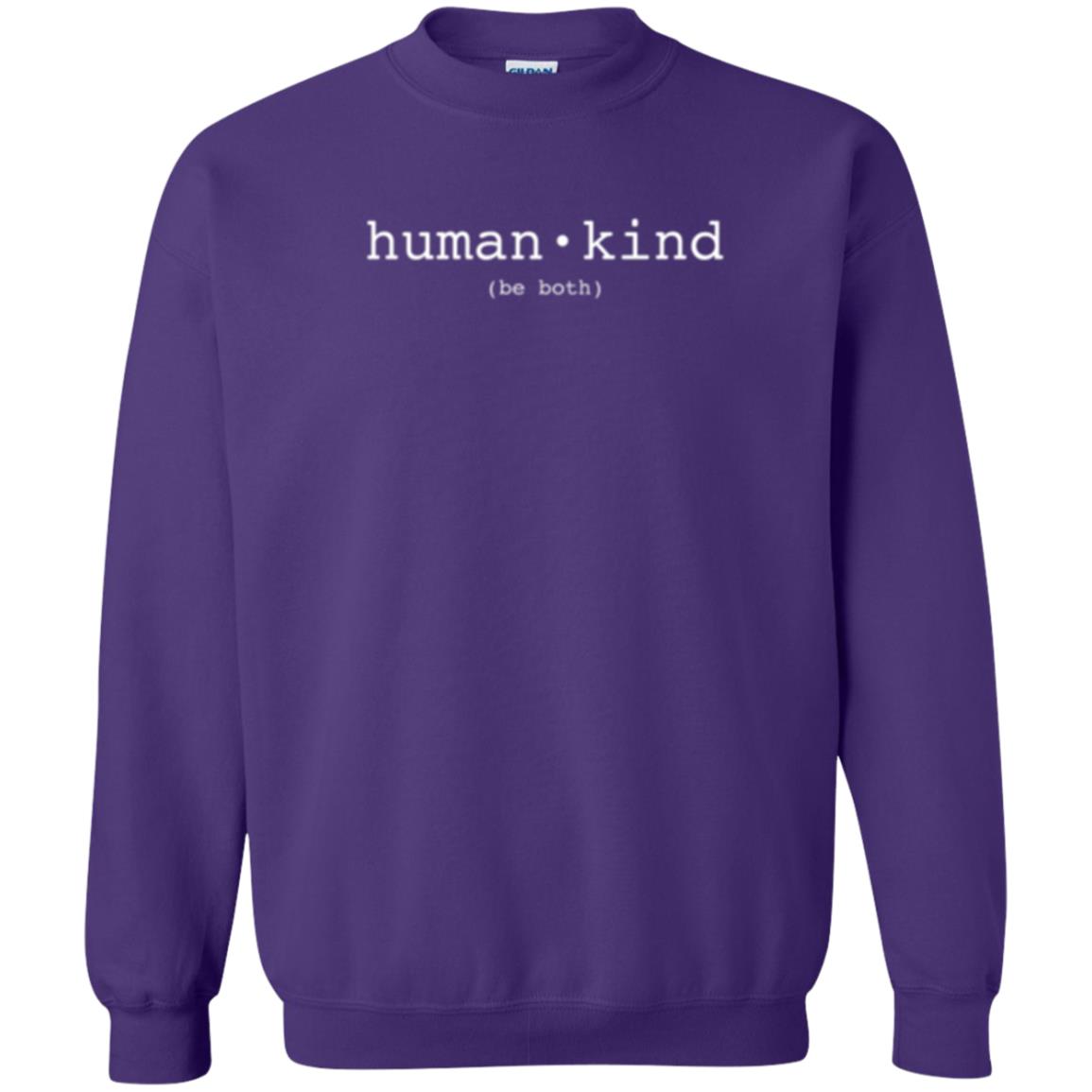 Anti Bullying T-shirt Human Kind Be Both Purple