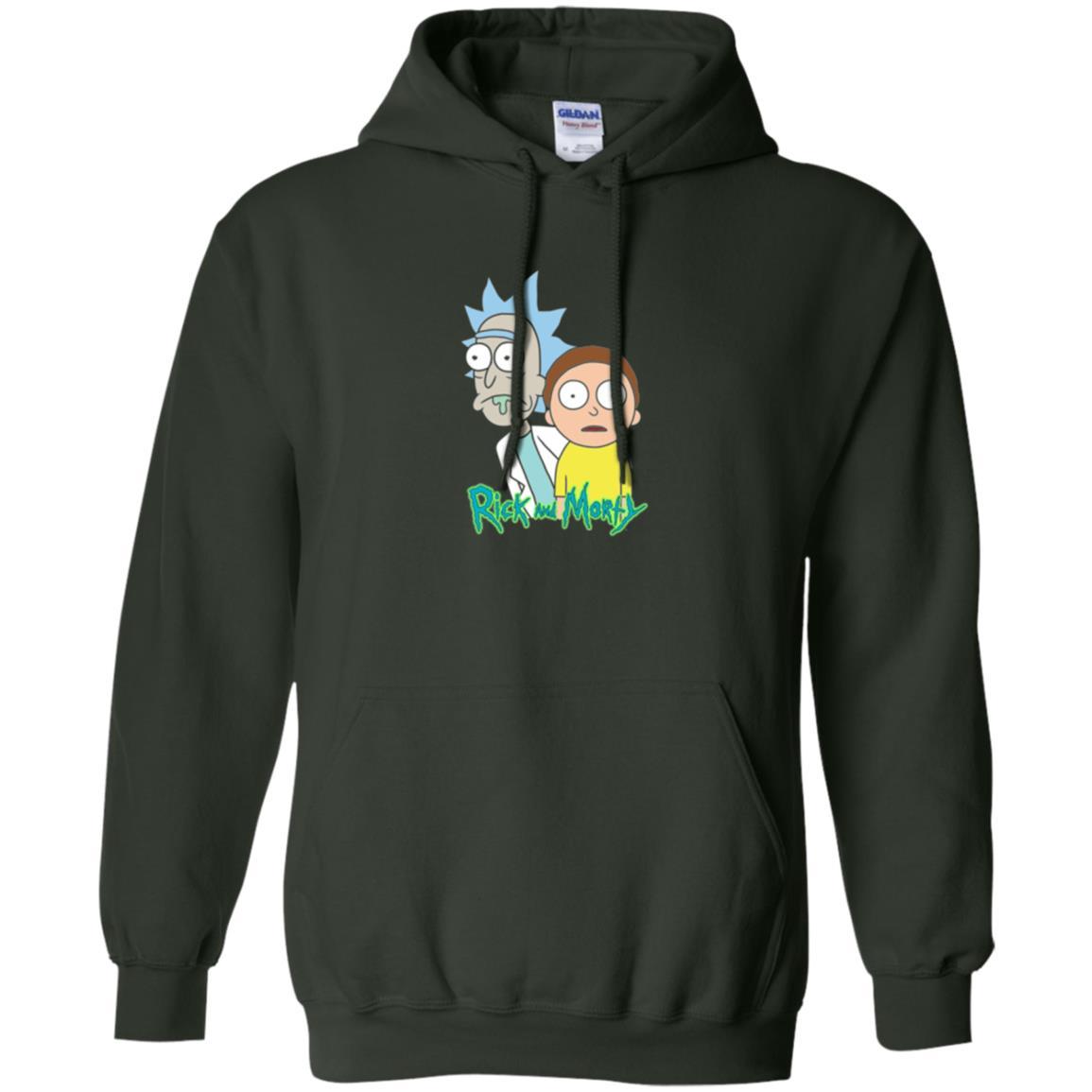 Film T-shirt Rick And Morty Stunned Forest Green