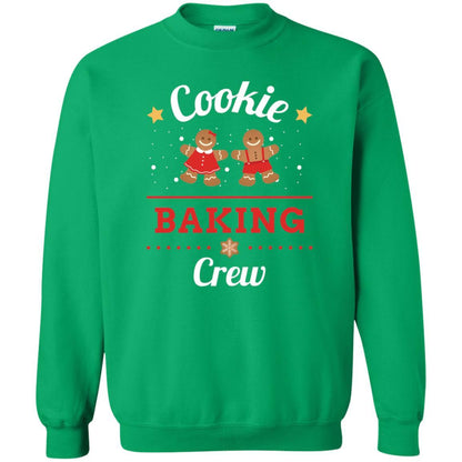 Christmas T-shirt Gingerbread Cookie Baking Crew Irish Green