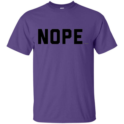 Nope Not Today T-shirt Purple