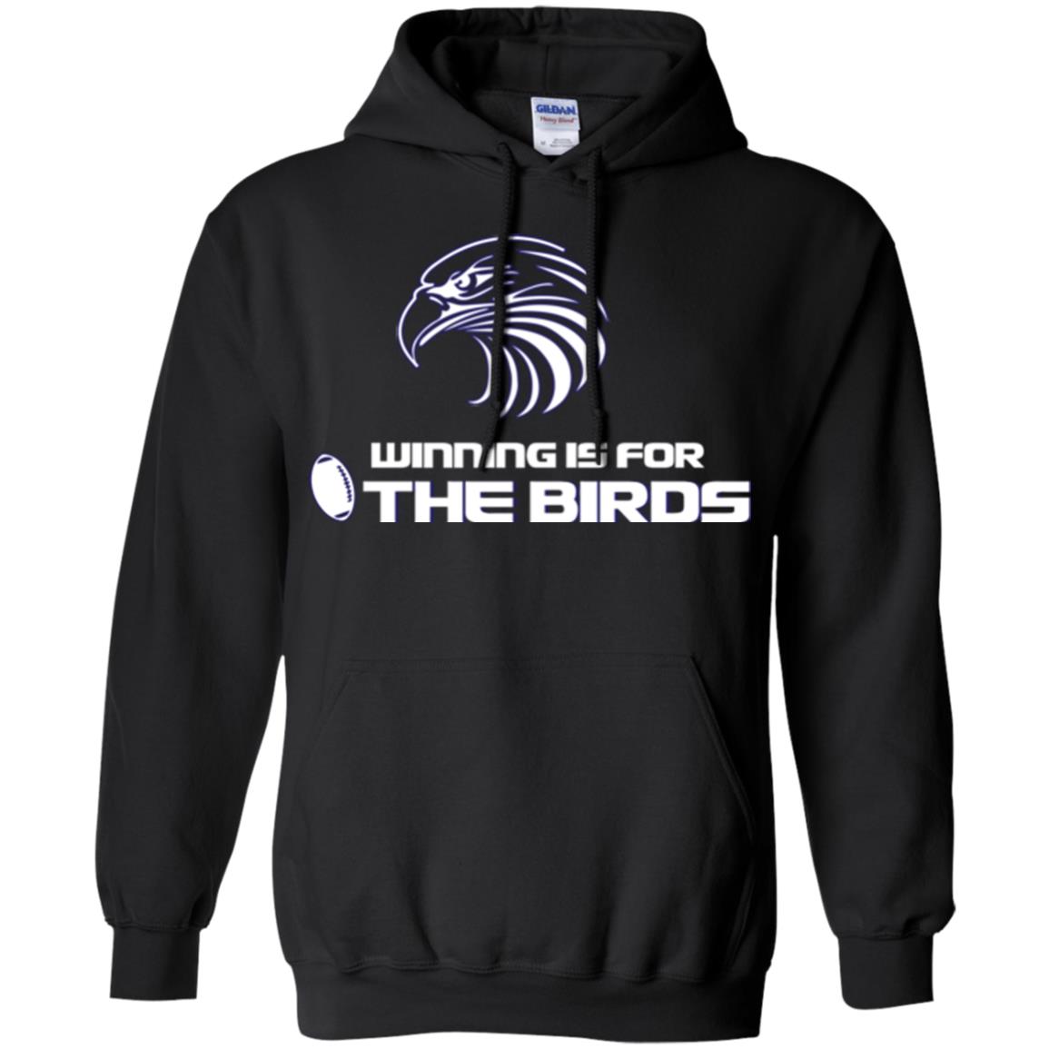 Football T-shirt Winning Is For The Birds Black