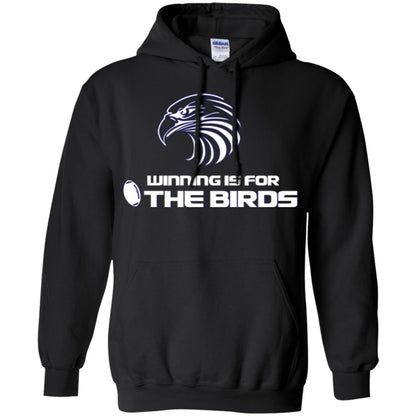 Football T-shirt Winning Is For The Birds Black