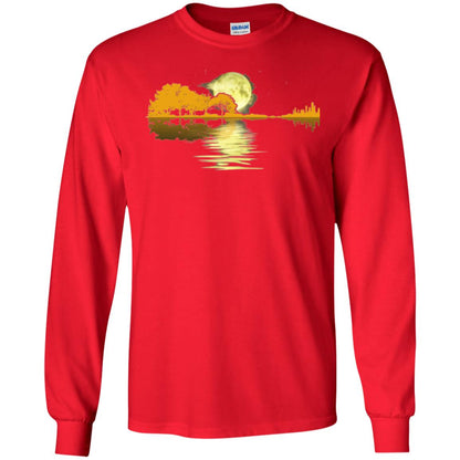 Guitar Lake Shadow T-shirt Red