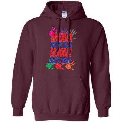 America Make Our Schools Safe Again Gu Control T-shirt Maroon