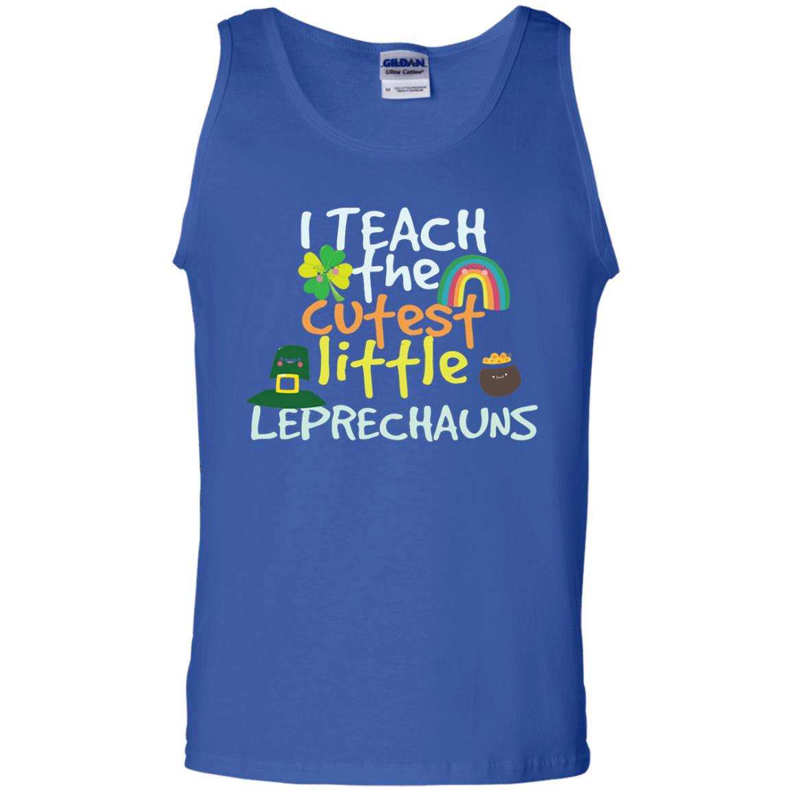 Cutest Little Leprechauns St. Patricks Day Teacher T-shirt Royal