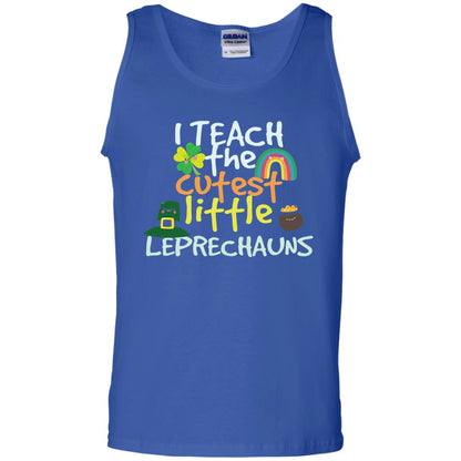 Cutest Little Leprechauns St. Patricks Day Teacher T-shirt Royal